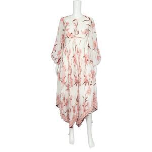 ZIMMERMANN Floral Print Pleated Dress Size S